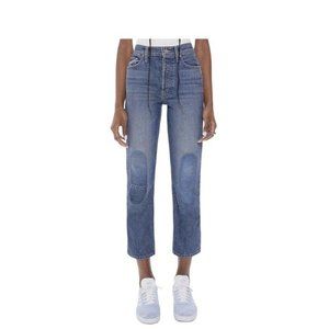 MOTHER tomcat Straight Leg Jeans-kneeling on stones size 25